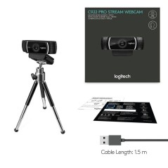 Logitech HD Pro Webcam C922 - Superior Video Quality & Professional Streaming Experience!